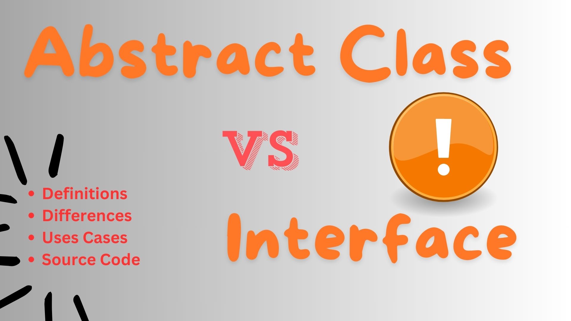 Abstract Class vs Interface