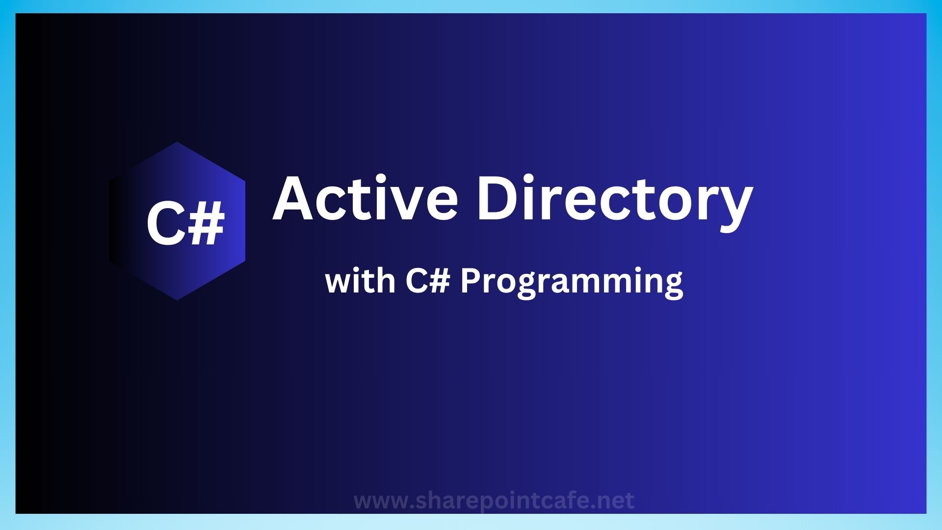 Active Directory with C# Programming