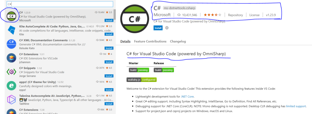 open a c# project in visual studio for mac