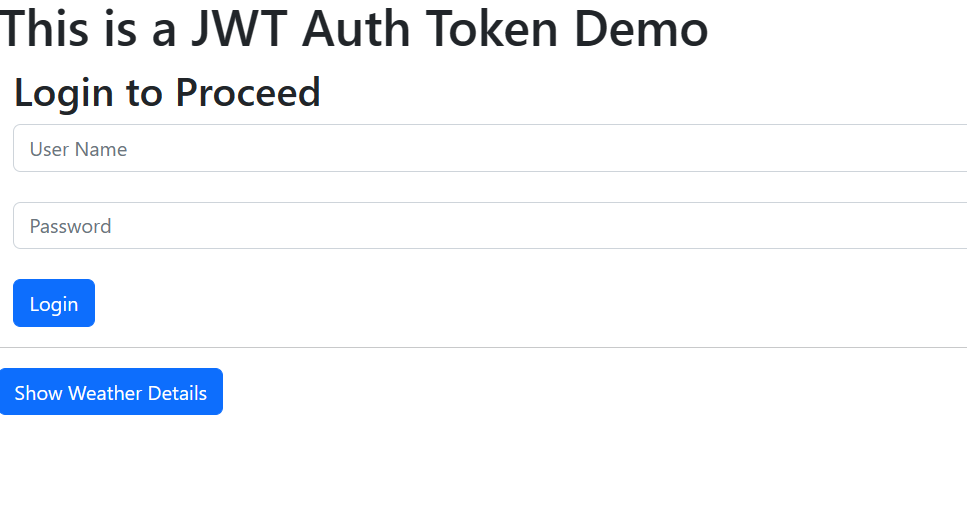 JWT Token with .NET Core and Angular