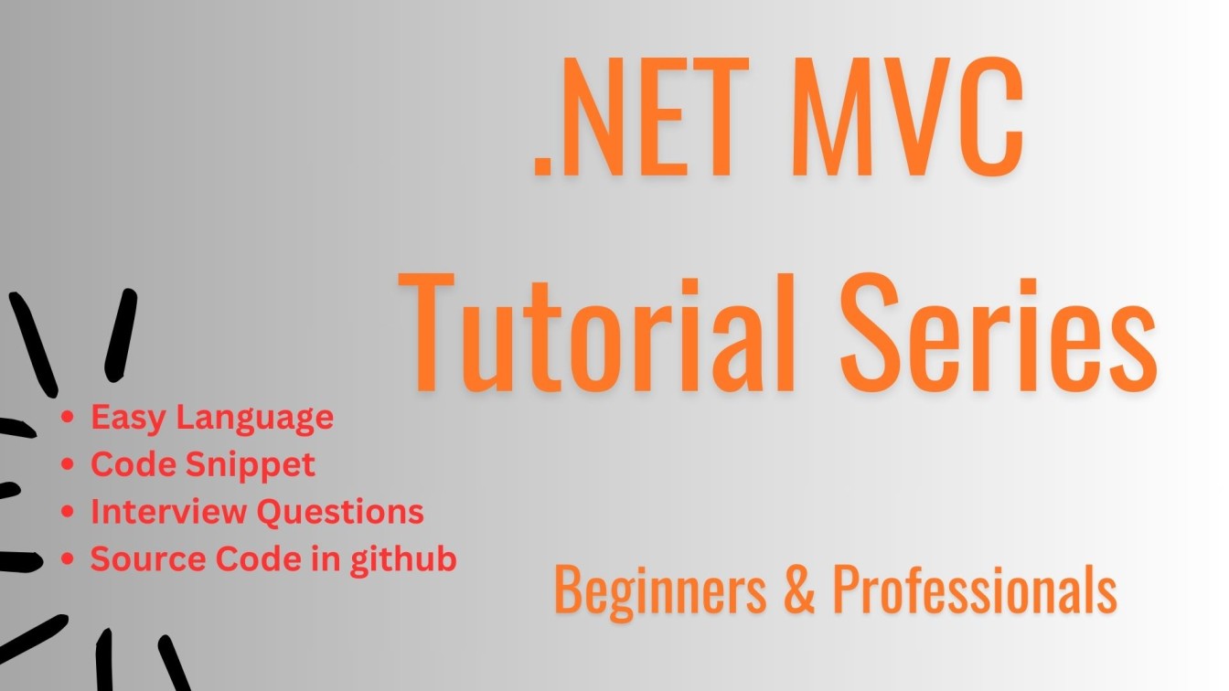 .NET MVC Tutorial