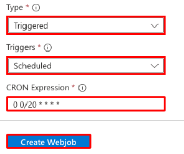 WebJob in Azure